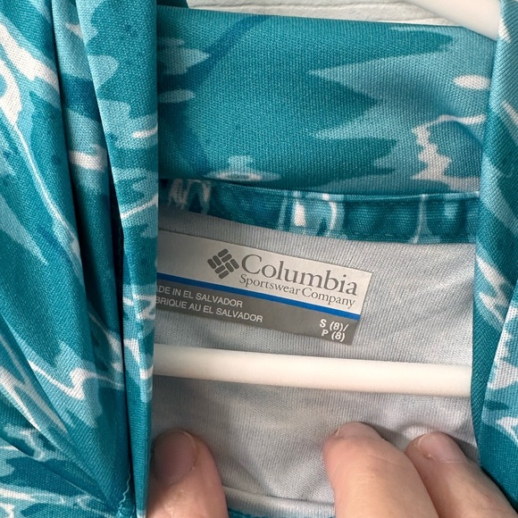 Boys Columbia PFG Hooded Shirt size 8 - Picture 3 of 3
